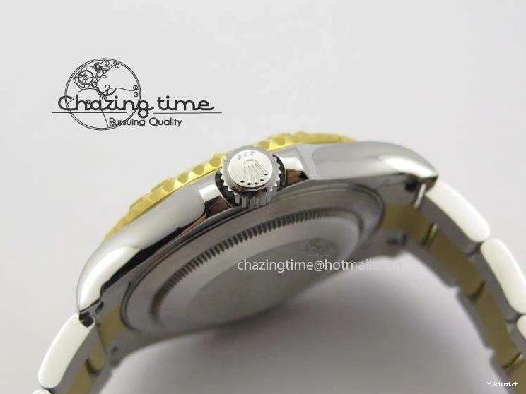 Dial Bracelet Yacht-Master 116622 On SS JF Best Blue A2836 Edition YG 0215